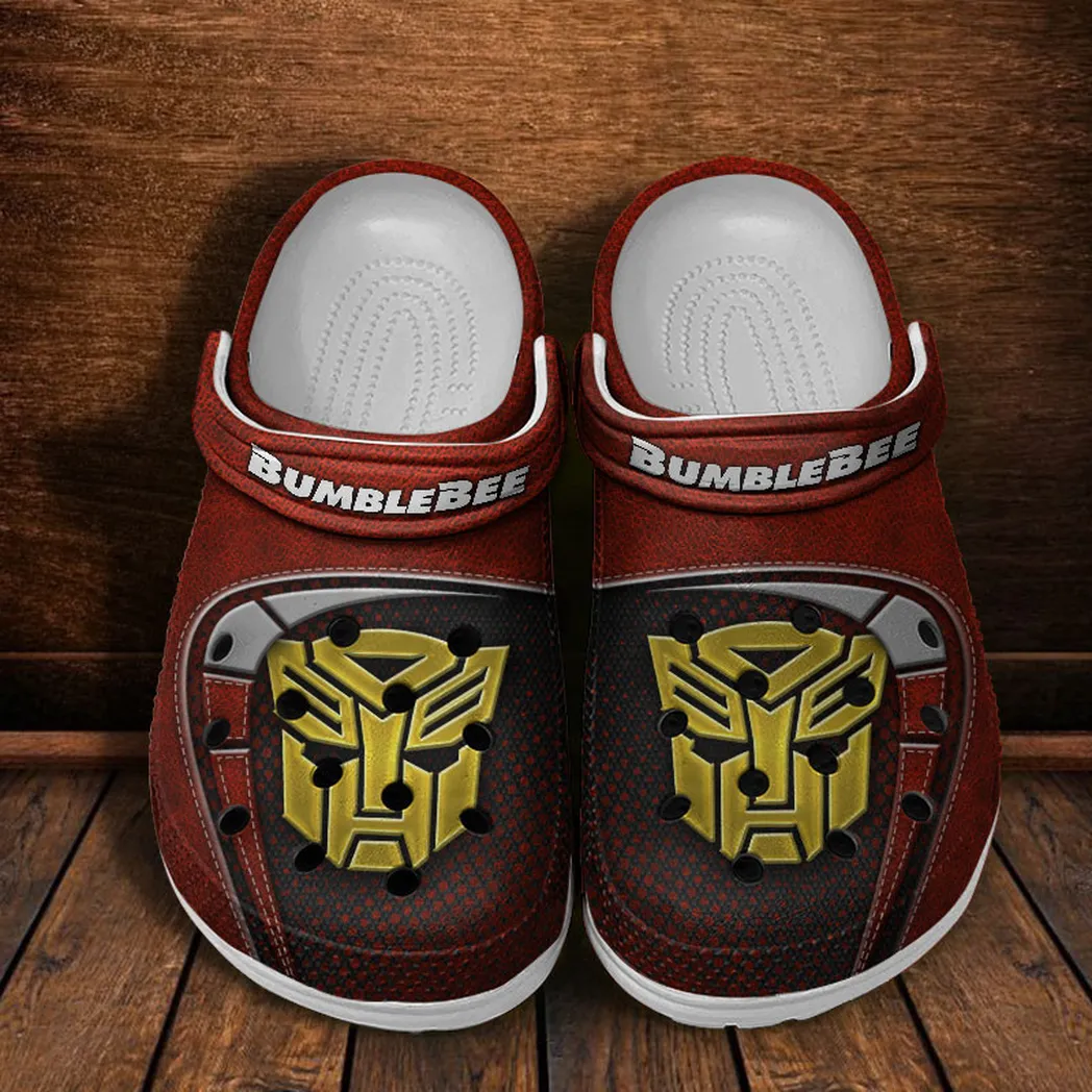 bumblebee crocs sandals for men women gift for bumblebee fan car177031425609 red l8fg4