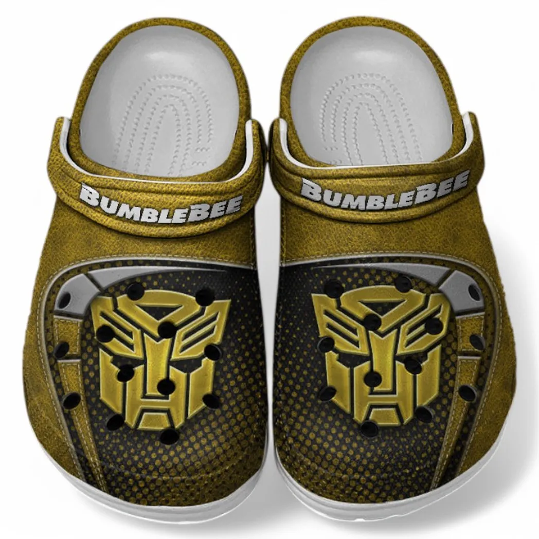 Bumblebee Crocs Sandals For Men Women, Gift For Bumblebee Fan CAR177031425609 - Yellow