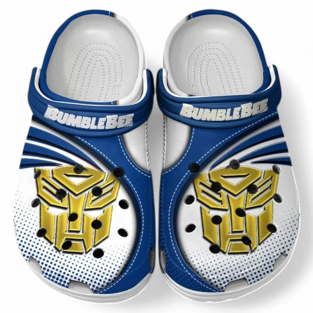 bumblebee crocs sandals for men women gift for bumblebee fan car181031525751 blue wglcf