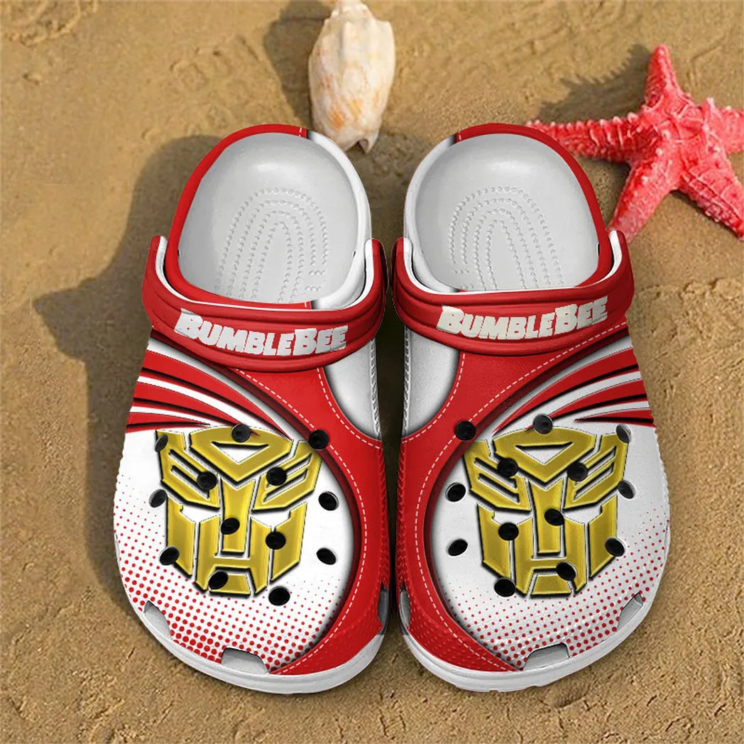 bumblebee crocs sandals for men women gift for bumblebee fan car181031525751 red lg7tl
