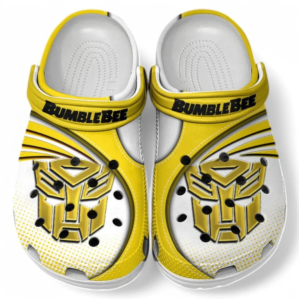 Bumblebee Crocs Sandals For Men Women, Gift For Bumblebee Fan CAR181031525751 - Yellow