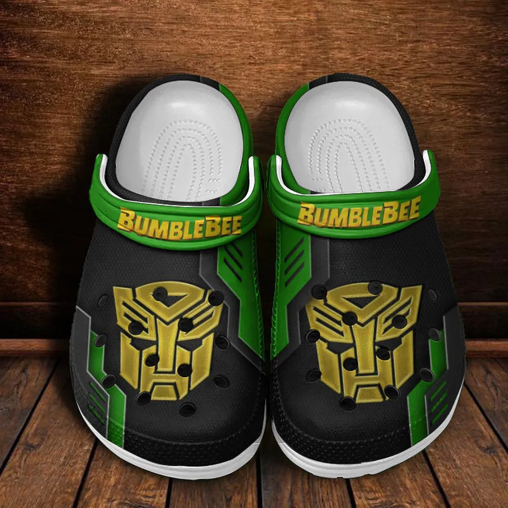 bumblebee crocs shoes clogs men women gift for bumblebee fan car185031525283 green tm7le