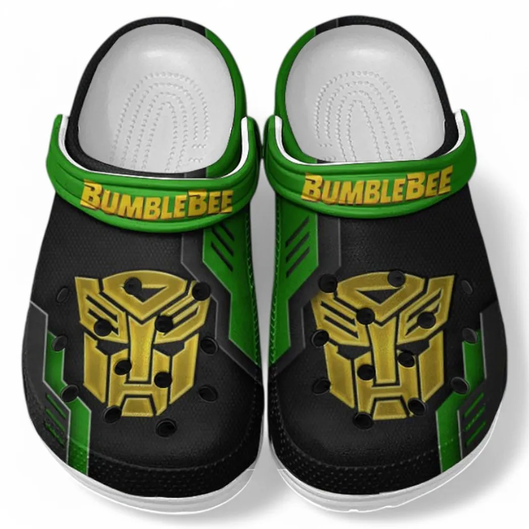 Bumblebee Crocs Shoes, Clogs Men Women, Gift For Bumblebee Fan CAR185031525283 - Green