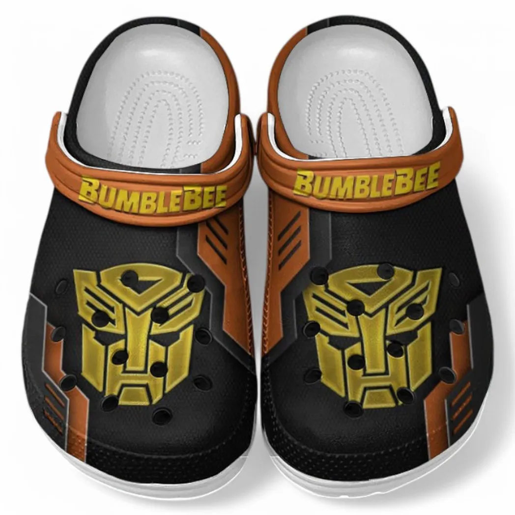 Bumblebee Crocs Shoes, Clogs Men Women, Gift For Bumblebee Fan CAR185031525283 - Orange