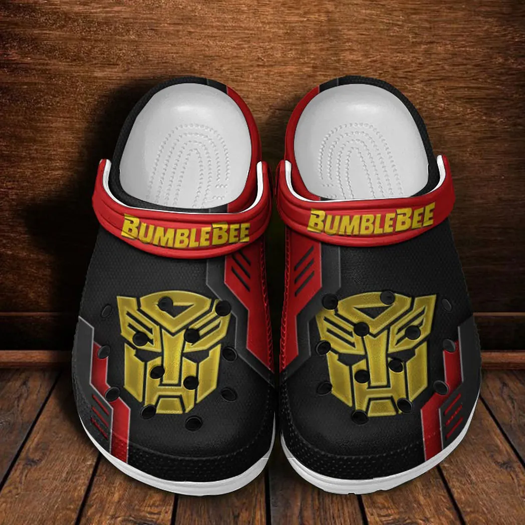 bumblebee crocs shoes clogs men women gift for bumblebee fan car185031525283 red audkt