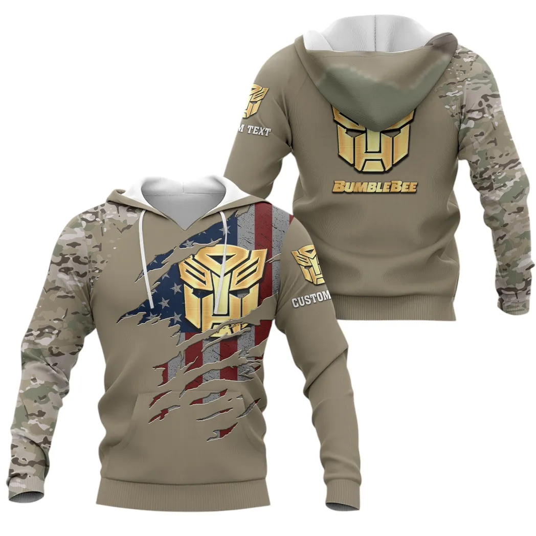 Bumblebee Hoodie, Gift For Bumblebee Lovers, Gift For Him, Husband, Boyfriend CAR46021725010-4