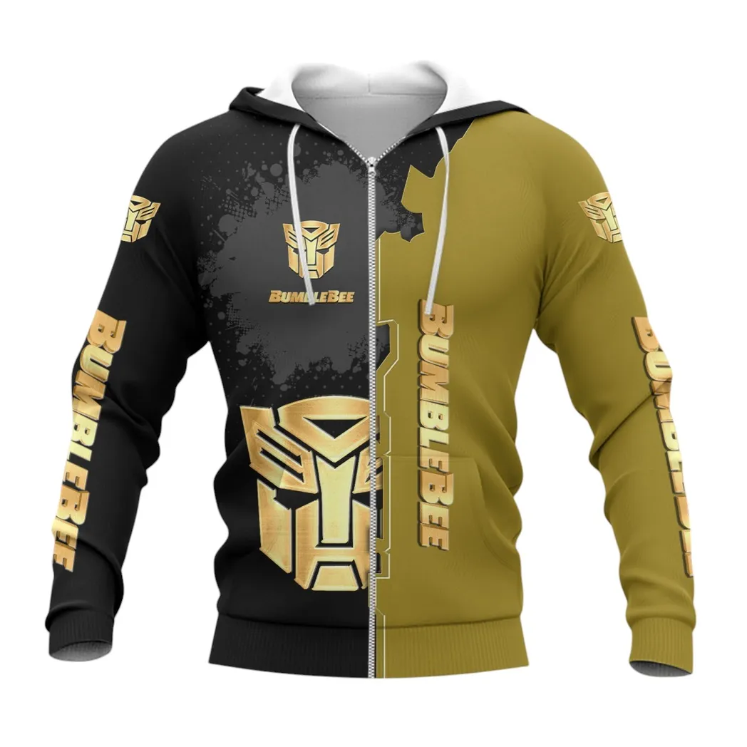bumblebee zipper hoodie gift for bumblebee lovers gift for him husband boyfriend car44021725009 3 idu3v