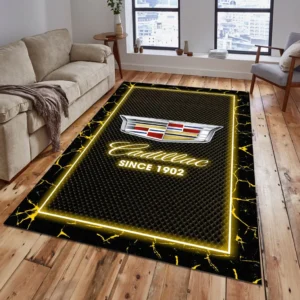 Cadilac Rug, All Over Print Carpet For Cadilac Lovers CAR5202192509 - Yellow