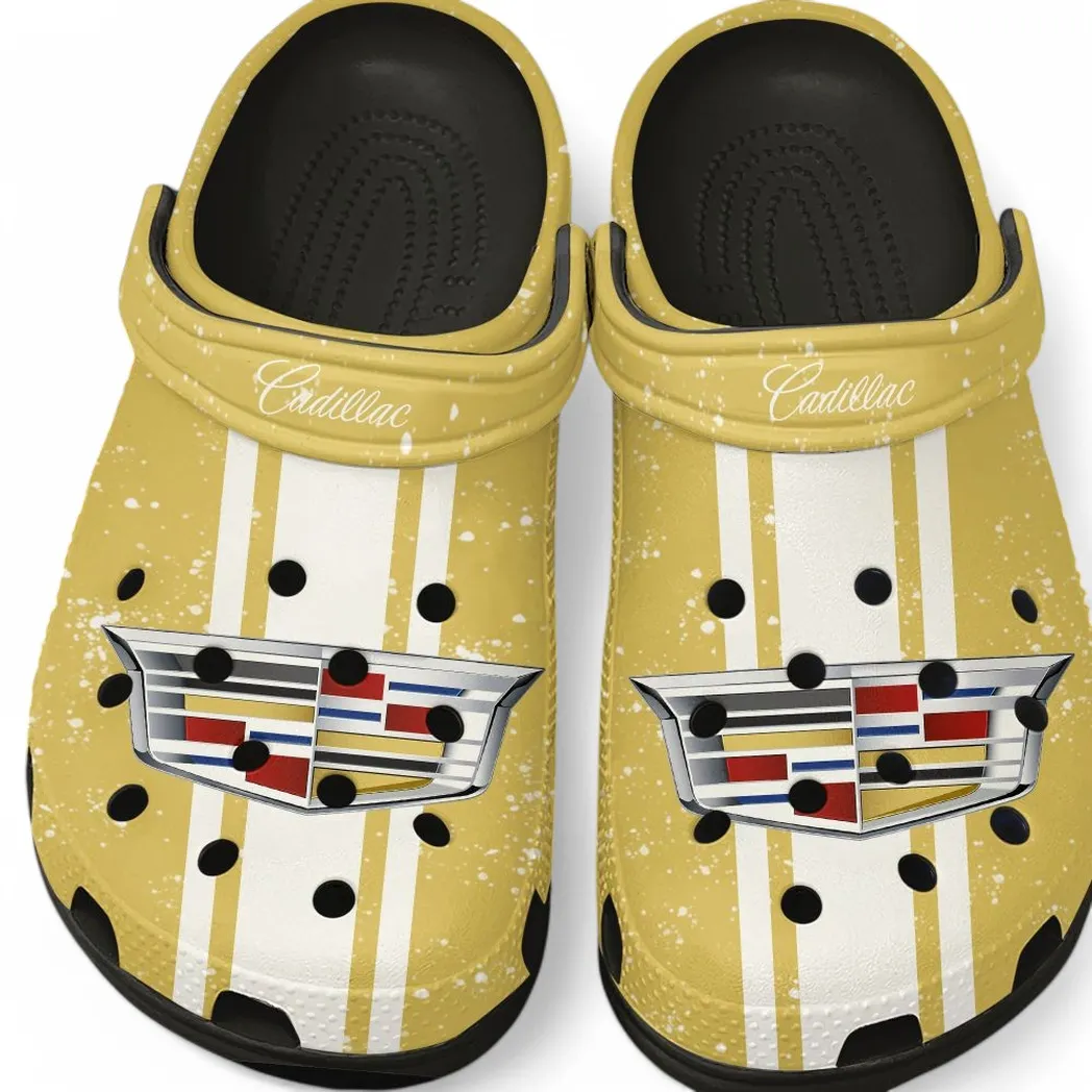 cadillac crocs gift for cadillac lovers gift for him husband boyfriend car62022025058 black tquvd