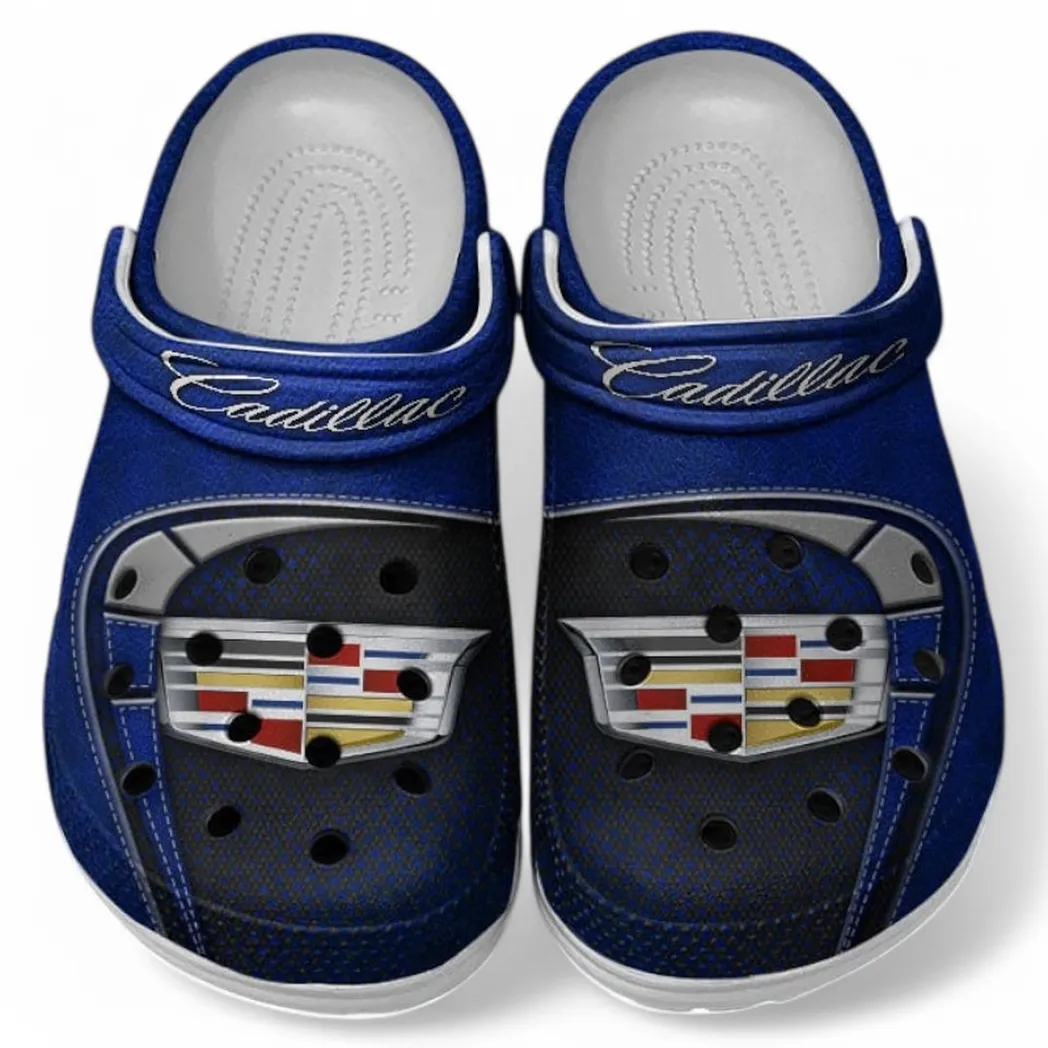 Cadillac Crocs Sandals For Men Women, Gift For Cadillac Fan CAR177031425607 - Blue