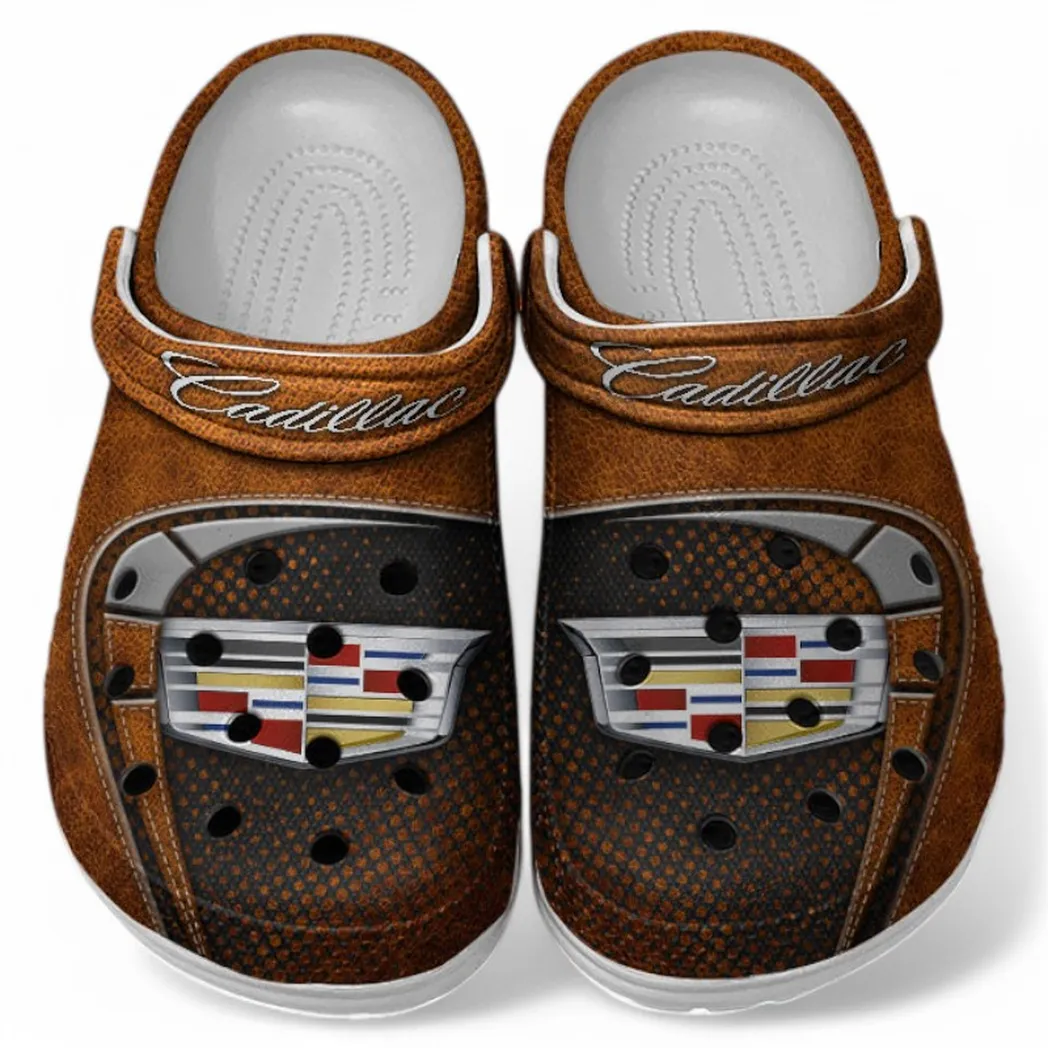 Cadillac Crocs Sandals For Men Women, Gift For Cadillac Fan CAR177031425607 - Orange