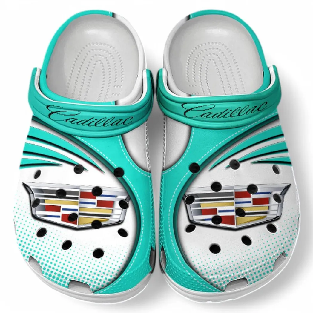 Cadillac Crocs Sandals For Men Women, Gift For Cadillac Fan CAR181031525733 - Cyan