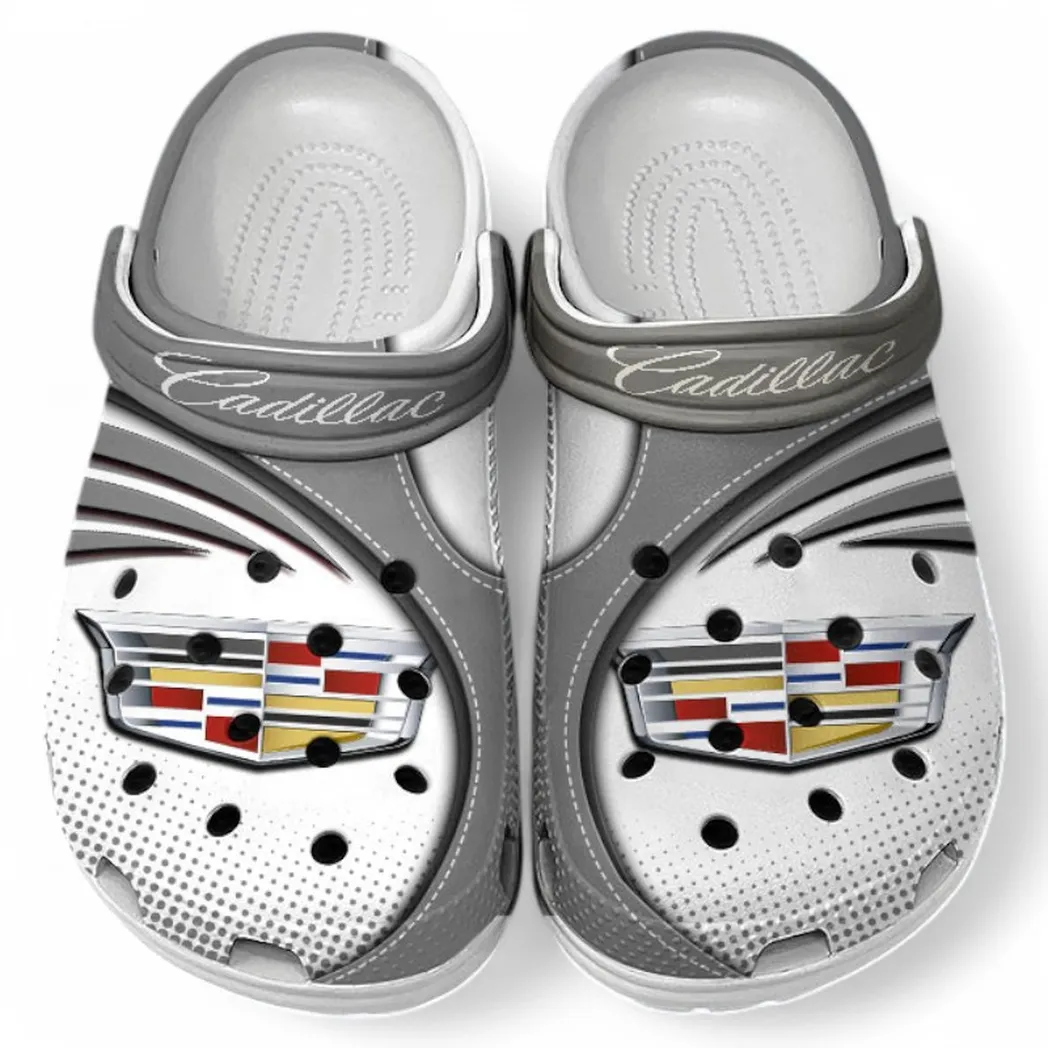 Cadillac Crocs Sandals For Men Women, Gift For Cadillac Fan CAR181031525733 - Gray