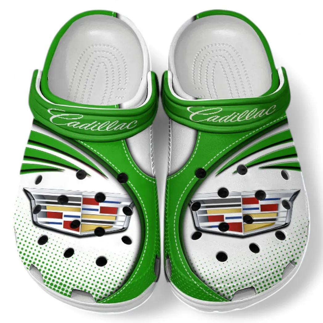Cadillac Crocs Sandals For Men Women, Gift For Cadillac Fan CAR181031525733 - Green