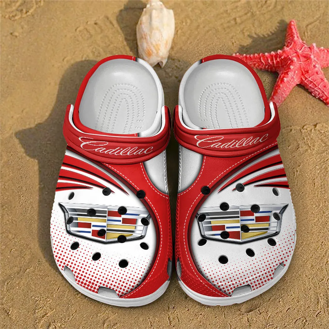 cadillac crocs sandals for men women gift for cadillac fan car181031525733 red ykczm