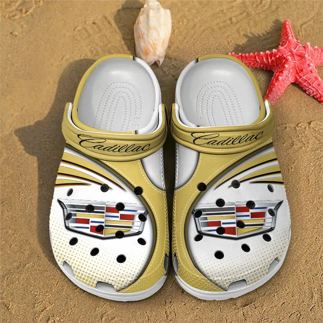 cadillac crocs sandals for men women gift for cadillac fan car181031525733 yellow vcmrk