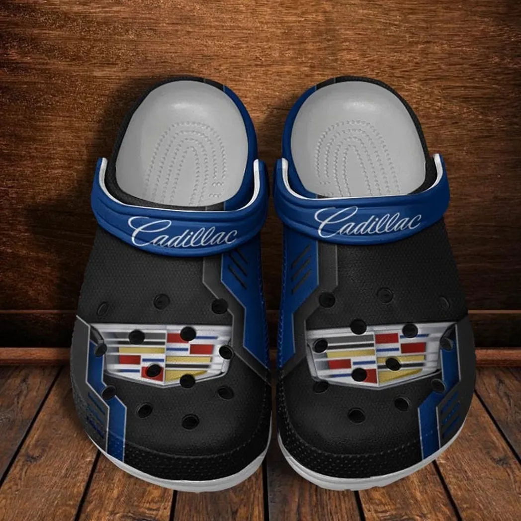 cadillac crocs shoes clogs men women gift for cadillac fan car185031525281 blue
