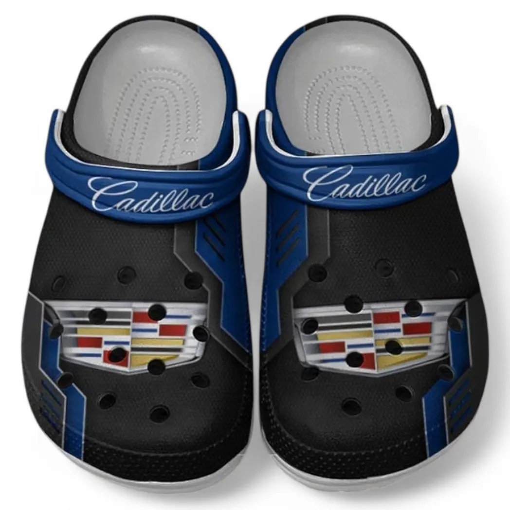 Cadillac Crocs Shoes, Clogs Men Women, Gift For Cadillac Fan CAR185031525281 - Blue