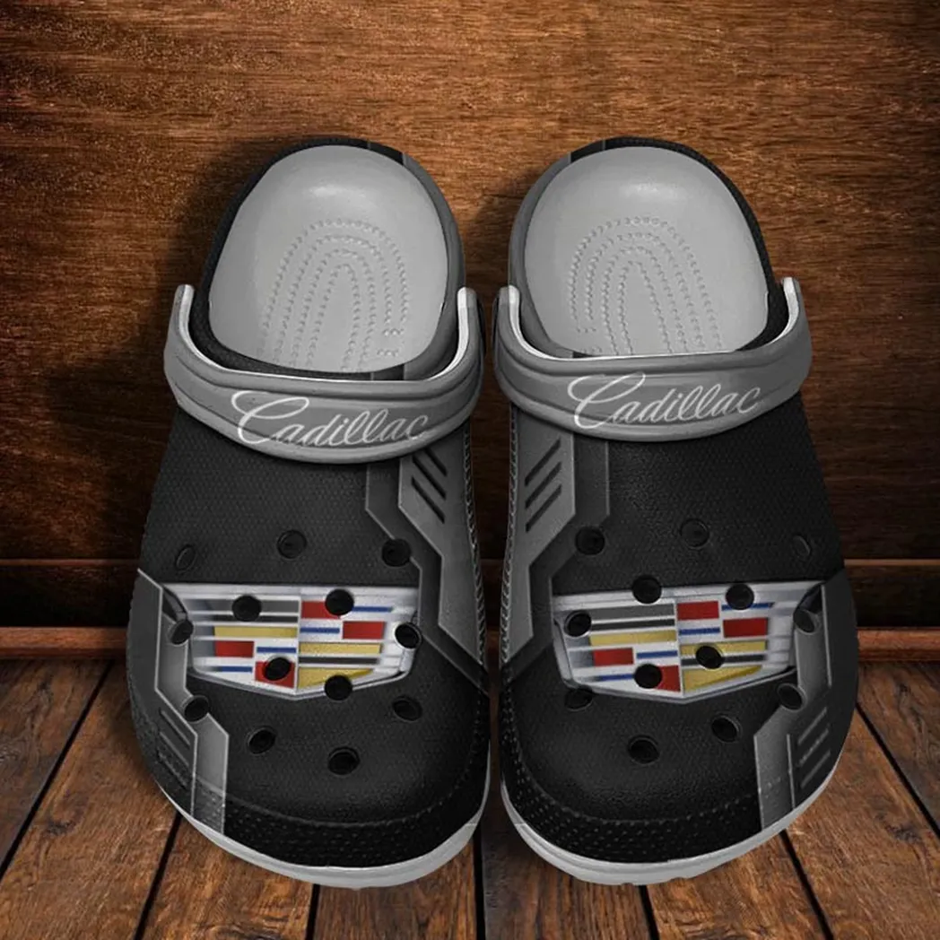 cadillac crocs shoes clogs men women gift for cadillac fan car185031525281 gray r6fth