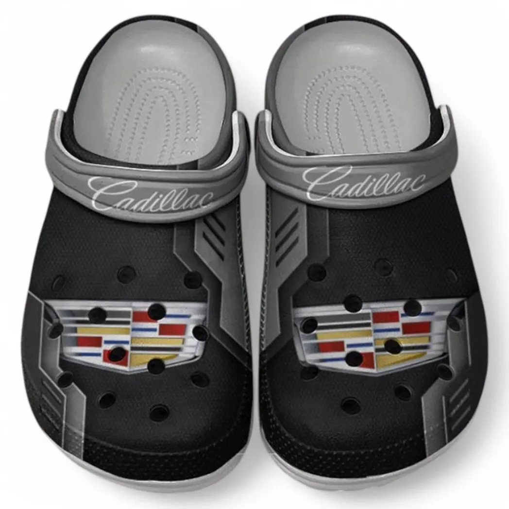 Cadillac Crocs Shoes, Clogs Men Women, Gift For Cadillac Fan CAR185031525281 - Gray