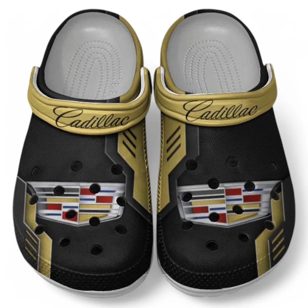 Cadillac Crocs Shoes, Clogs Men Women, Gift For Cadillac Fan CAR185031525281 - Yellow