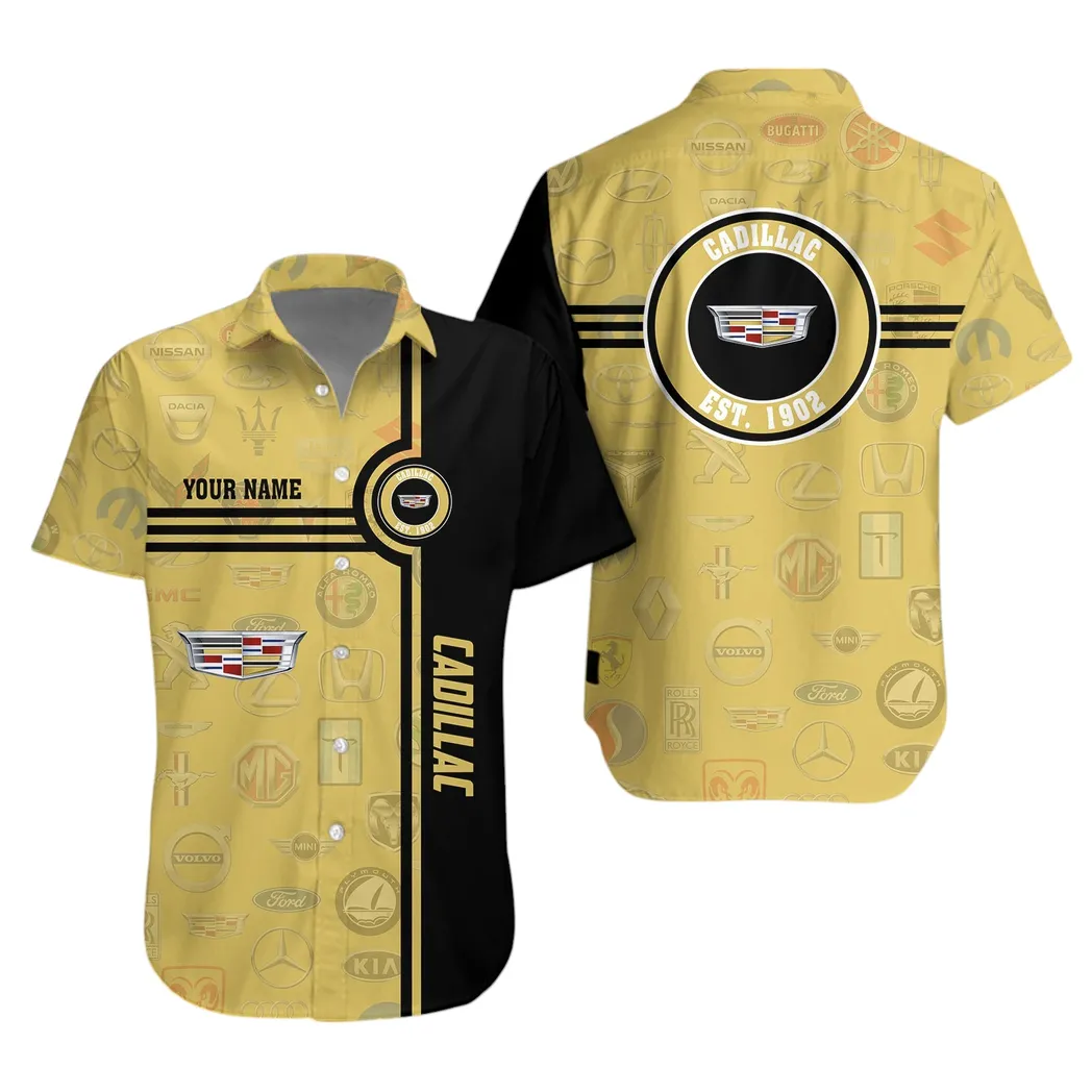 cadillac hawaiian shirt for men all logo gift for cadillac fan car174022525016 q9arz