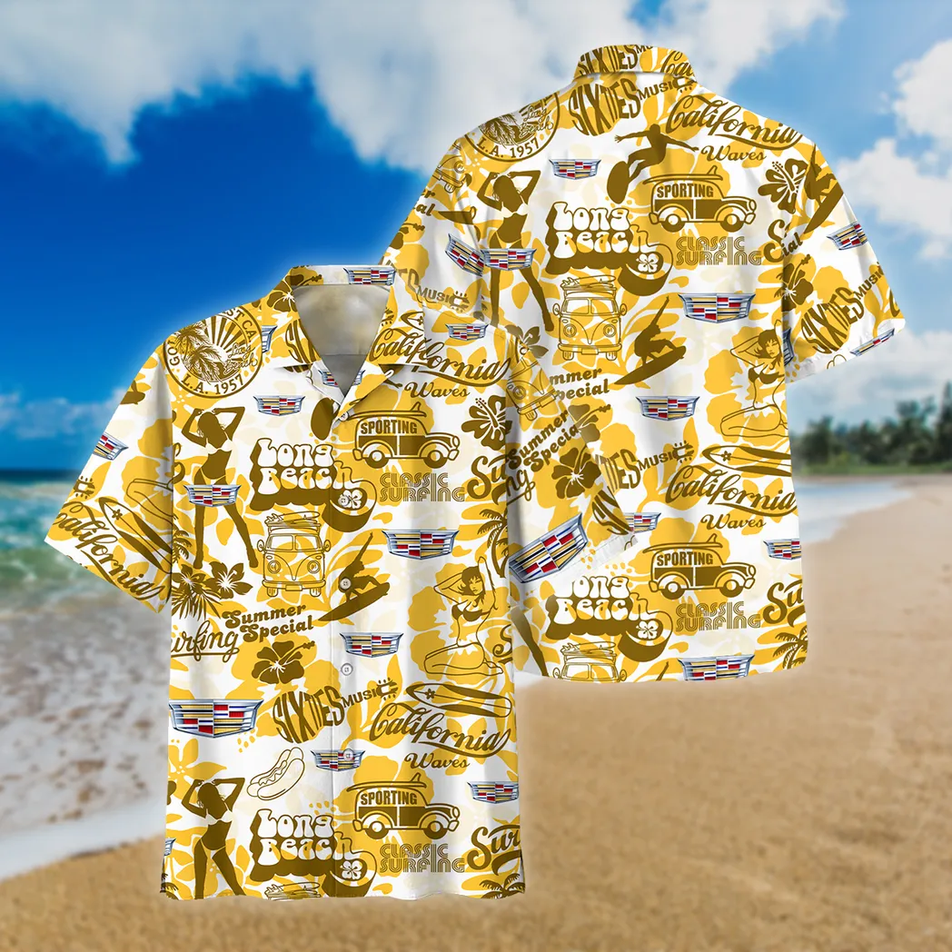 Cadillac Hawaiian Shirt For Men, Gift For Cadillac Lovers CAR201030725562