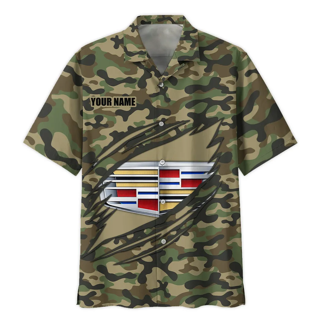 cadillac hawaiian shirt style camo oversized hawaiian car210040825693 vc0j7