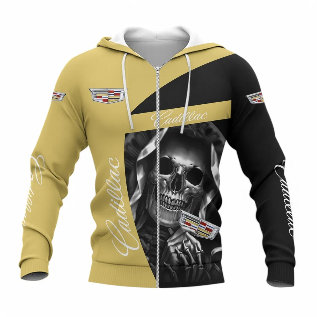 cadillac zipper hoodie gift for cadillac lovers gift for him husband boyfriend car6702212545 dd8ne