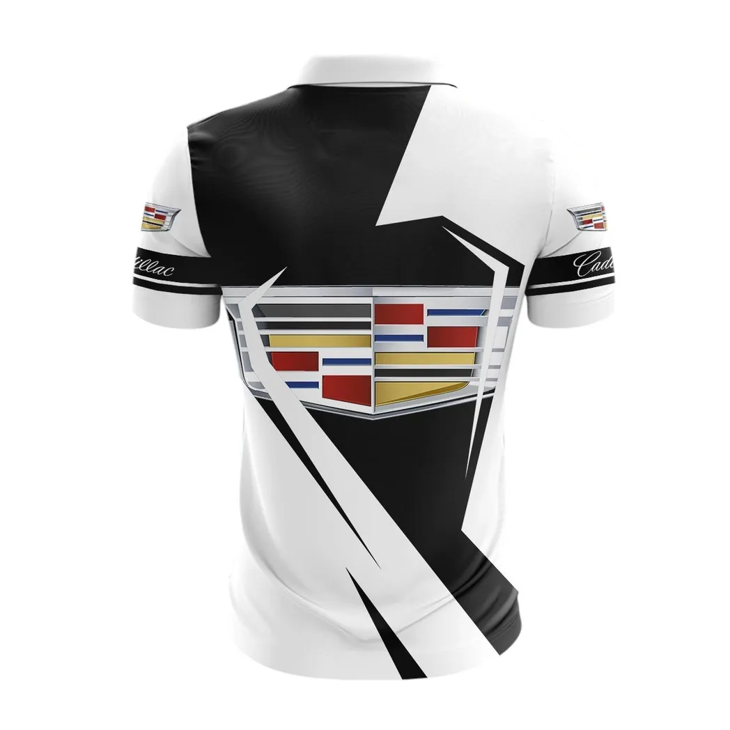 cadillac zipper polo shirt gift for cadillac lovers gift for him husband boyfriend car3202122543 uivkj
