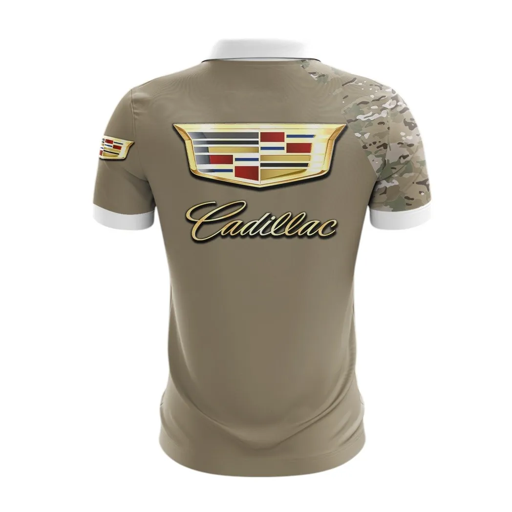 cadillac zipper polo shirt gift for cadillac lovers gift for him husband boyfriend car340213013 1 56kdh