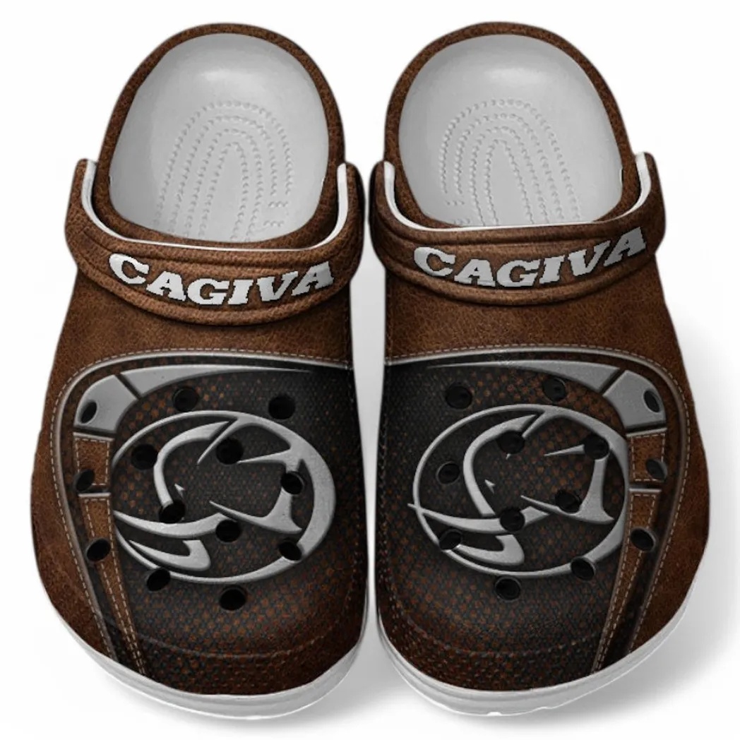 Cagiva Crocs Shoes, Clogs Men Women, Gift For Cagiva Fan CAR183031725126 - Brown