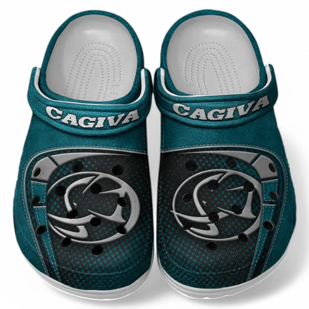Cagiva Crocs Shoes, Clogs Men Women, Gift For Cagiva Fan CAR183031725126 - Cyan
