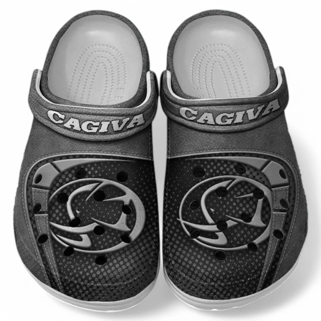Cagiva Crocs Shoes, Clogs Men Women, Gift For Cagiva Fan CAR183031725126 - Gray