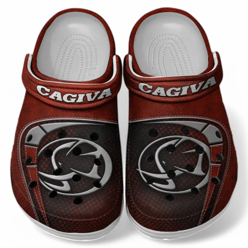 Cagiva Crocs Shoes, Clogs Men Women, Gift For Cagiva Fan CAR183031725126 - Red