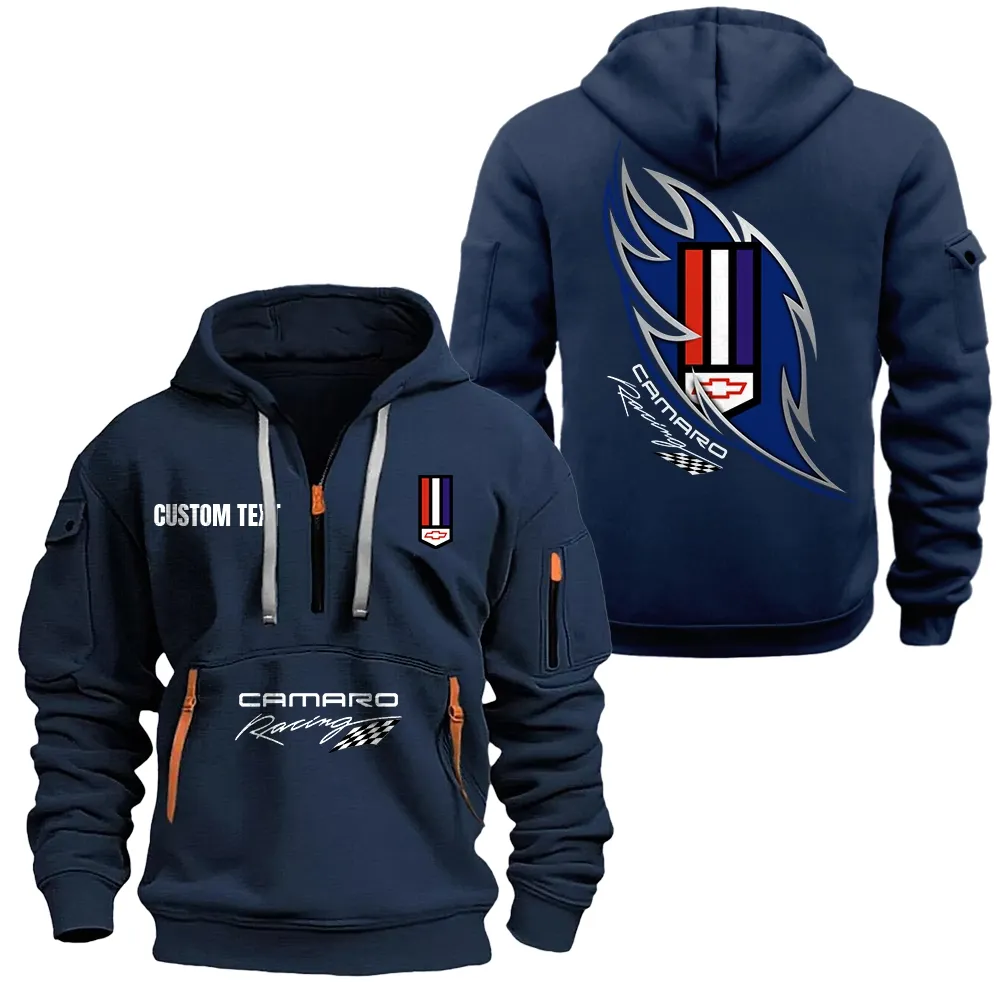 camaro racing hoodie half zipper car1701112046 car all over print hoodie half zipper navy 4f8cg
