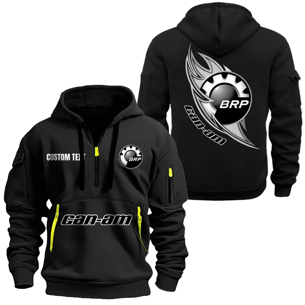 can am motorcycles hoodie half zipper car1701112049 car all over print hoodie half zipper black zoukt