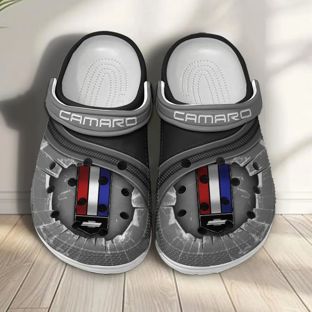 chevrolet camaro crocs clogs men women gift for chevrolet camaro fan car188032025184 gray zceps