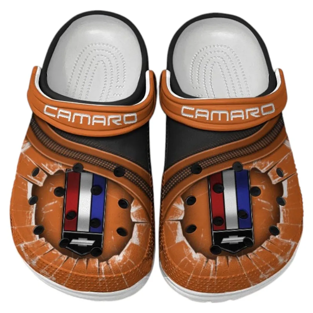 Chevrolet Camaro Crocs Clogs Men Women, Gift For Chevrolet Camaro Fan CAR188032025184 - Orange