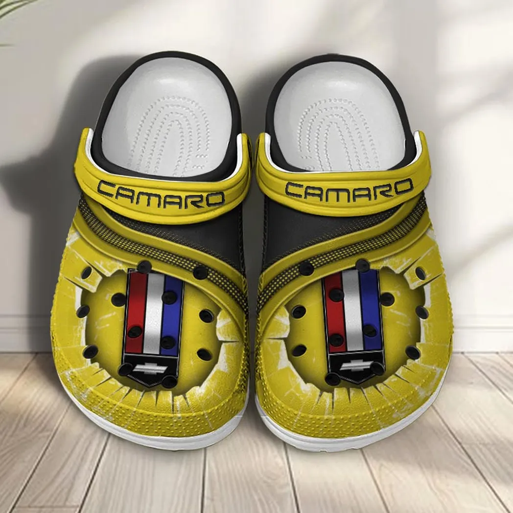 chevrolet camaro crocs clogs men women gift for chevrolet camaro fan car188032025184 yellow
