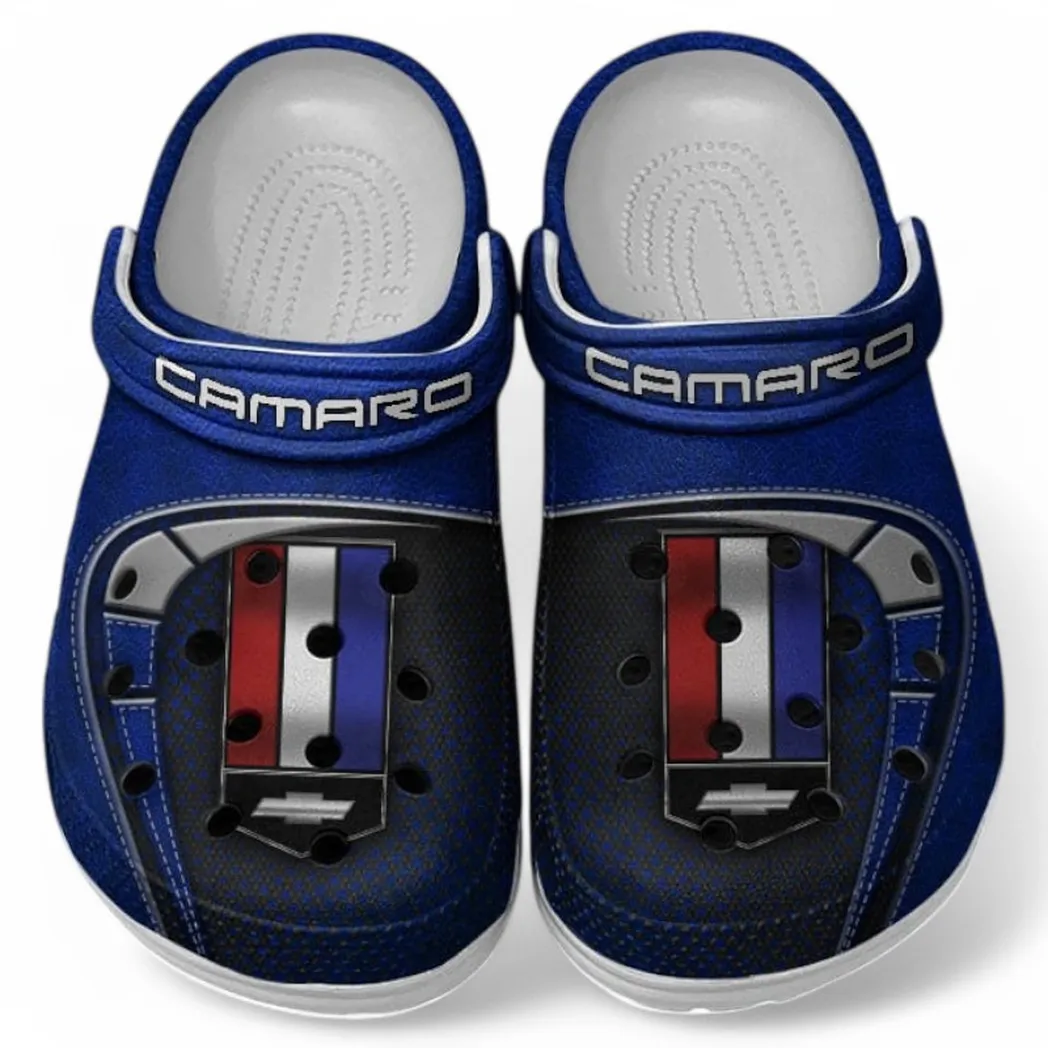 Chevrolet Camaro Crocs Sandals For Men Women, Gift For Chevrolet Camaro Fan CAR177031425563 - Blue