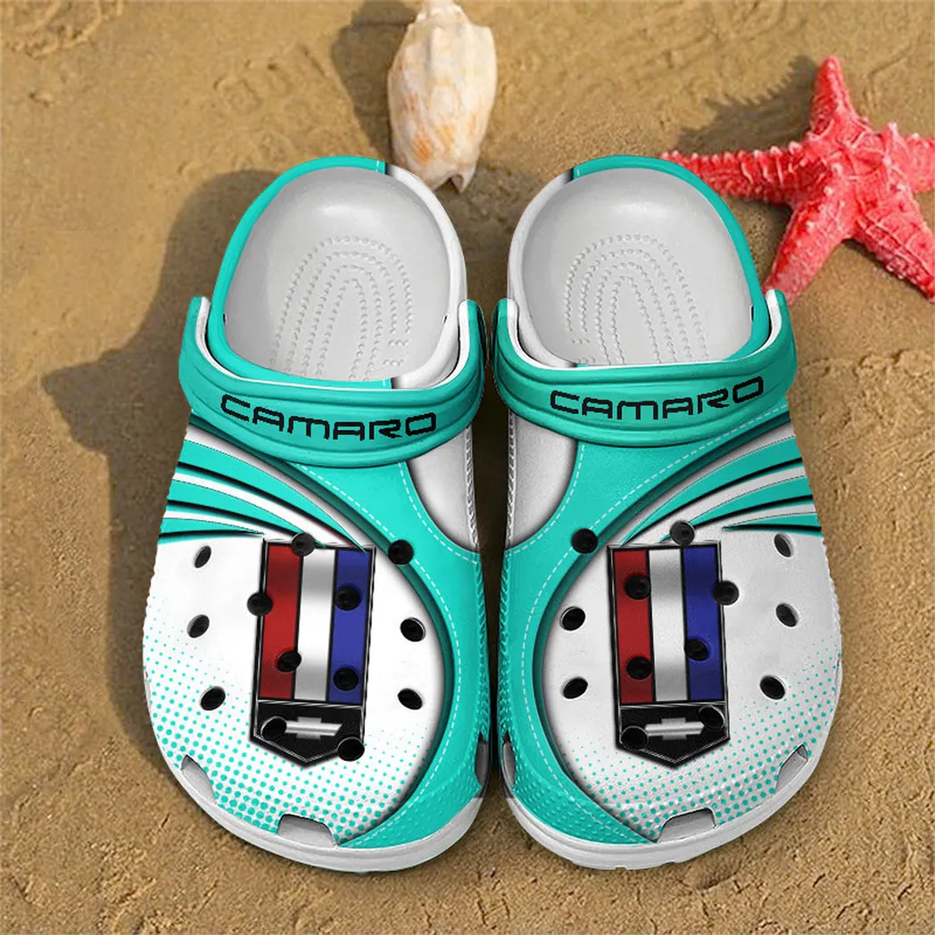 chevrolet camaro crocs sandals for men women gift for chevrolet camaro fan car181031525713 cyan