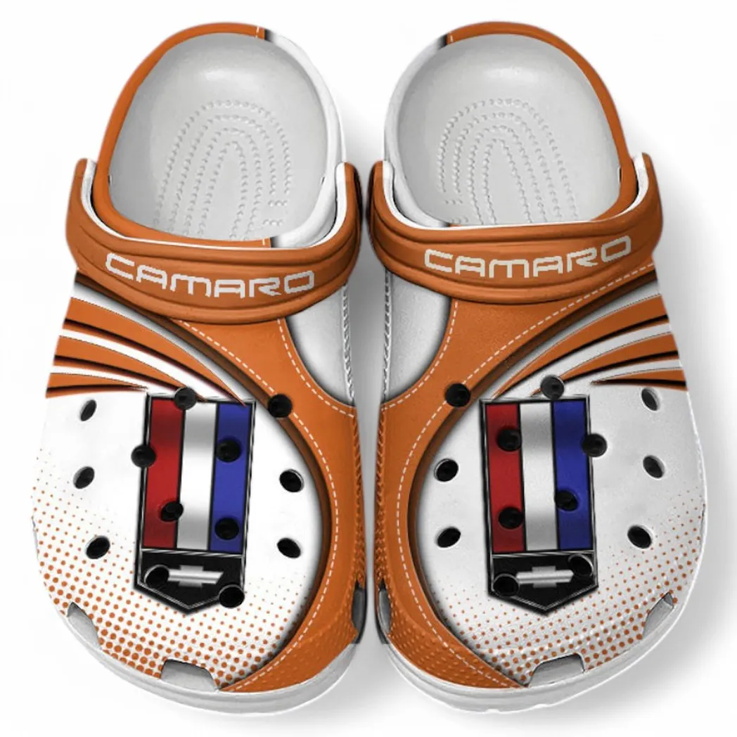 Chevrolet Camaro Crocs Sandals For Men Women, Gift For Chevrolet Camaro Fan CAR181031525713 - Orange