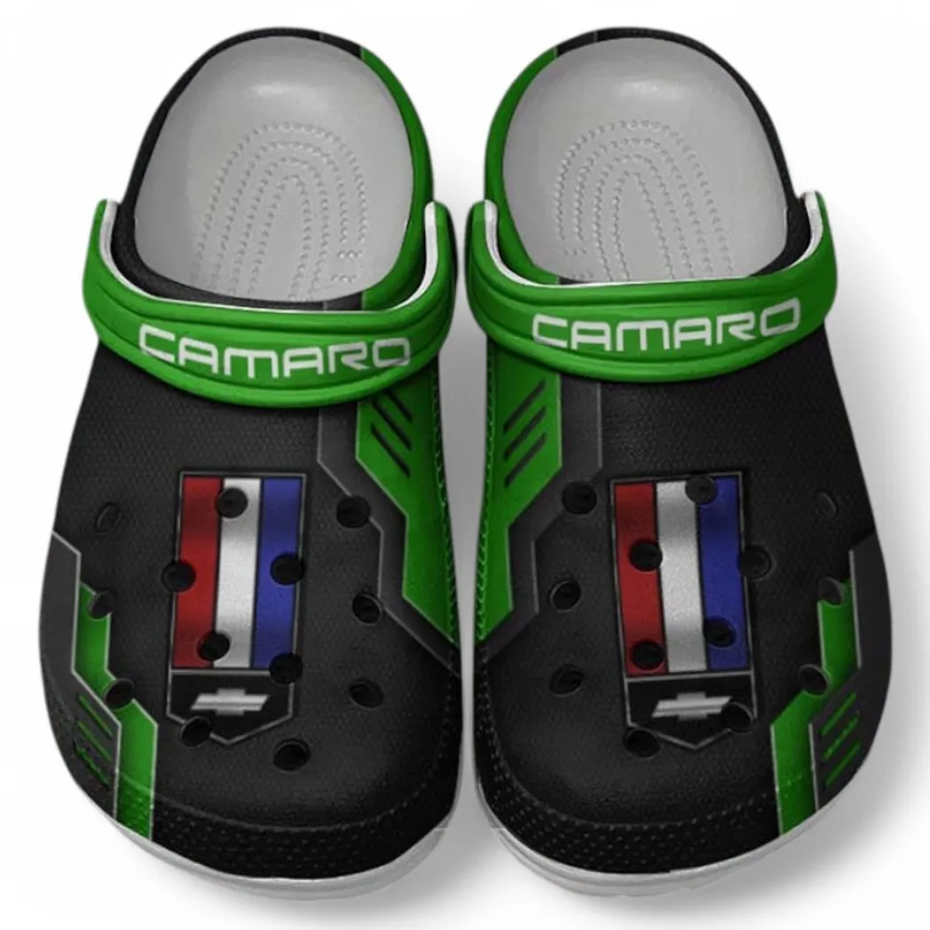 Chevrolet Camaro Crocs Shoes, Clogs Men Women, Gift For Chevrolet Camaro Fan CAR185031525259 - Green