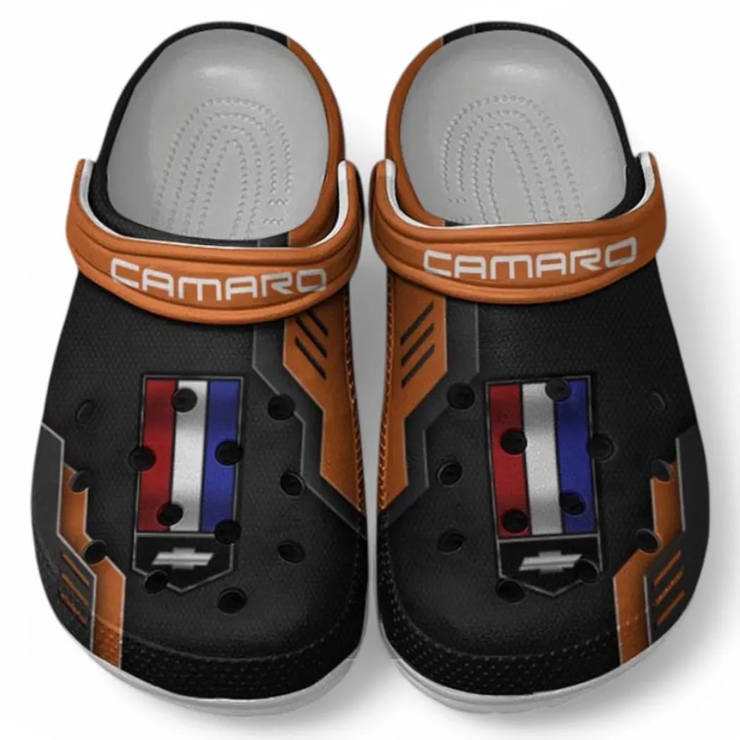 Chevrolet Camaro Crocs Shoes, Clogs Men Women, Gift For Chevrolet Camaro Fan CAR185031525259 - Orange
