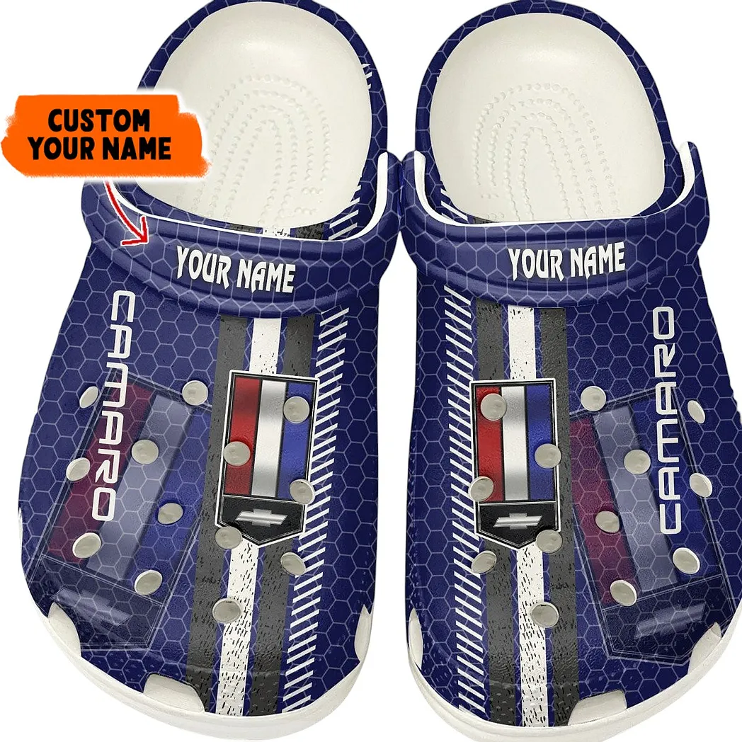 chevrolet camaro crocs shoes gift for chevrolet camaro lovers birthday gift for husband boyfriend car82022025573 white tt7ne