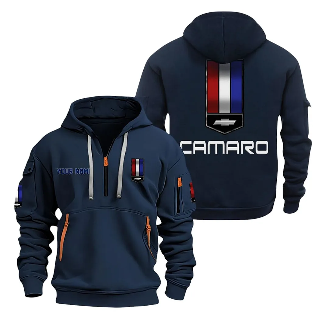 chevrolet camaro half zip hoodie for men gift for chevrolet camaro lovers car20022125702 navy vkzmz