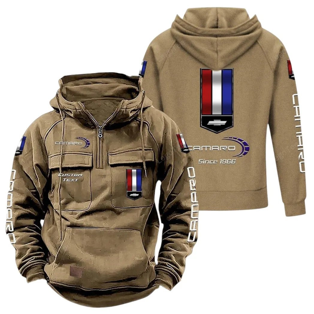 chevrolet camaro tactical quarter zip hoodie gift for chevrolet camaro lovers gift for him husband boyfriend khaki car96021425701 4 cjtcn