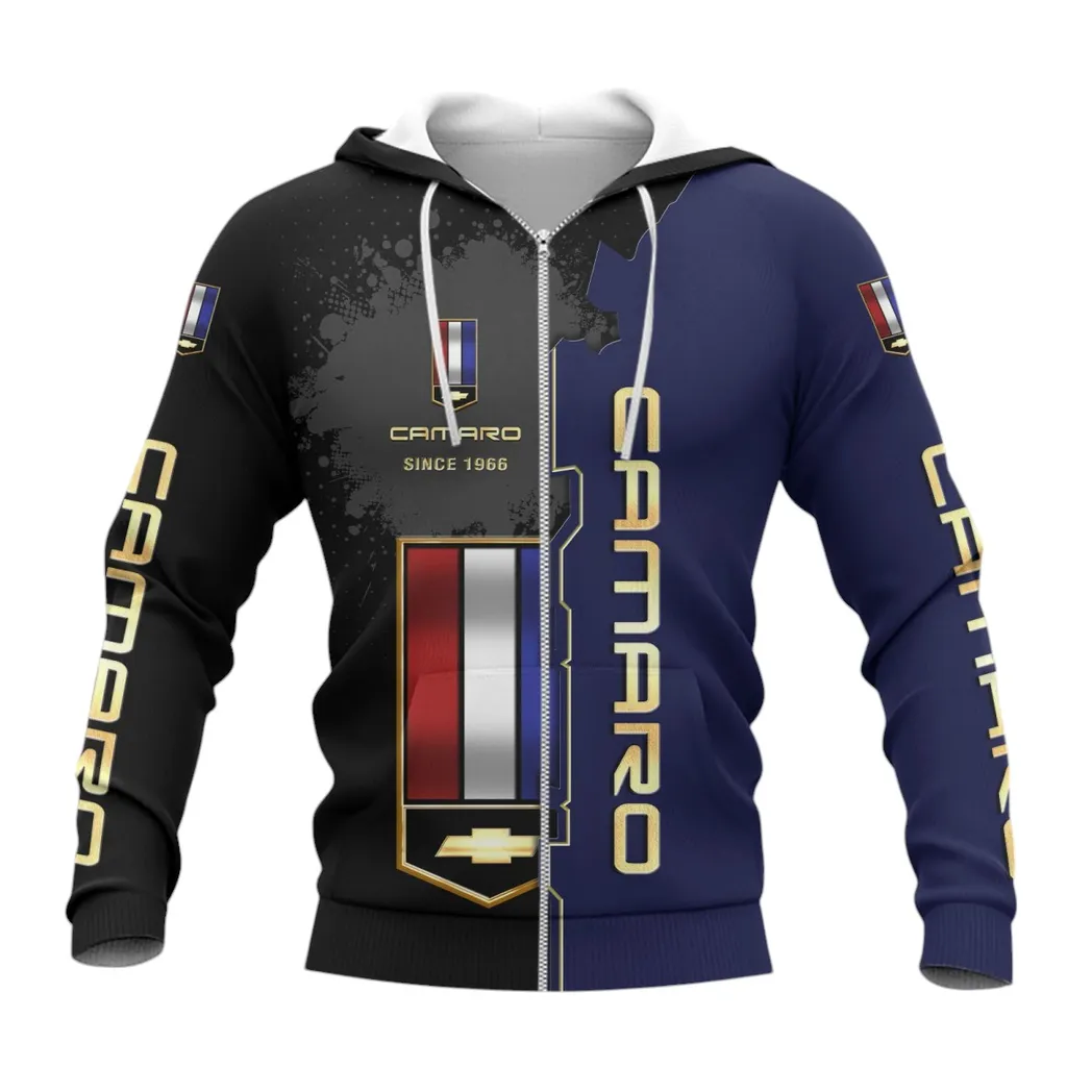 Chevrolet Camaro Zipper Hoodie, Gift For Chevrolet Camaro Lovers, Gift For Him, Husband, Boyfriend CAR44021725011-3