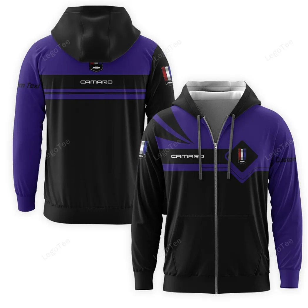 Chevrolet Camaro Zipper Hoodie, Gift For Chevrolet Camaro Lovers, Gift For Him, Husband, Boyfriend CAR9803032512